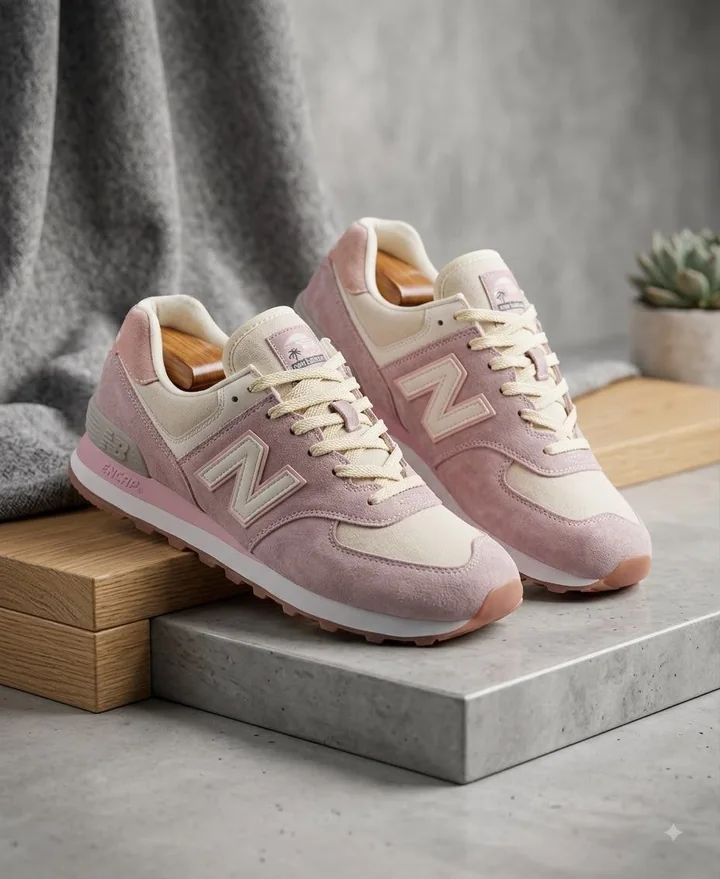 Tenis rosa pastel, referencia TV-008