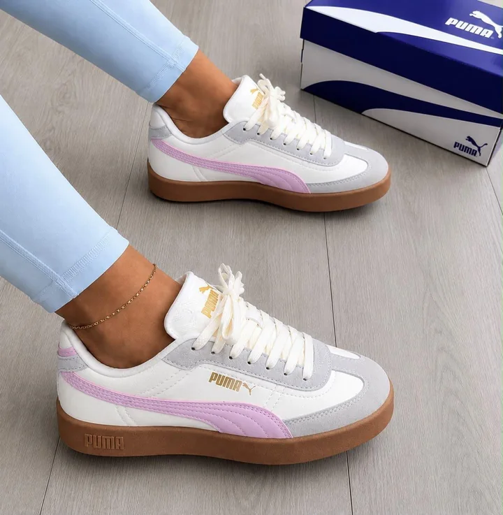 Tenis blancos con rosa suave, referencia TV-010